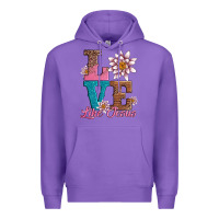 Purple valentines day love like jesus Premium Hoodie - AdoDesignShop