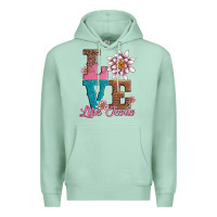 Seafoam valentines day love like jesus Premium Hoodie - AdoDesignShop