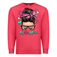 Cardinal dog mom messy bun Premium Sweatshirt - Zillion Design Studio