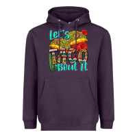 Plum let's taco bout it Heavyweight Hoodie - Zillion Design Studio