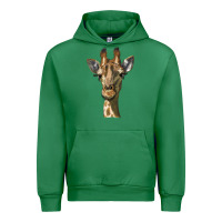 Emerald giraffe head Urban Hoodie - LillyAllenDesigns