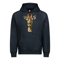 Navy giraffe head Urban Hoodie - LillyAllenDesigns