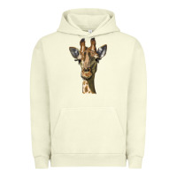 Pigment Pistachio giraffe head Urban Hoodie - LillyAllenDesigns