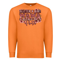 Carrot glitter and dirt mama of both girls Premium Sweatshirt - Zillion Design Studio