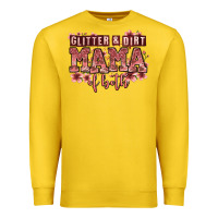 Lemon glitter and dirt mama of both girls Premium Sweatshirt - Zillion Design Studio
