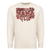 Sandshell glitter and dirt mama of both girls Premium Sweatshirt - Zillion Design Studio