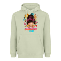 Matcha summer vibes messy bun tbw Heavyweight Hoodie - texasbilliewilder