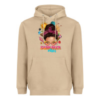 Mushroom summer vibes messy bun tbw Heavyweight Hoodie - texasbilliewilder