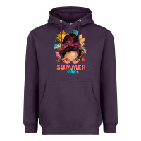 Plum summer vibes messy bun tbw Heavyweight Hoodie - texasbilliewilder