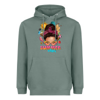 Sage summer vibes messy bun tbw Heavyweight Hoodie - texasbilliewilder