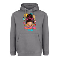 Storm summer vibes messy bun tbw Heavyweight Hoodie - texasbilliewilder