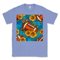 Colony Blue american football with leopard Classic Tee - BundleAndBundleShop