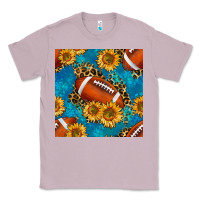 Lilac american football with leopard Classic Tee - BundleAndBundleShop