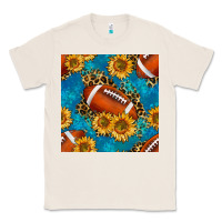 Natural american football with leopard Classic Tee - BundleAndBundleShop