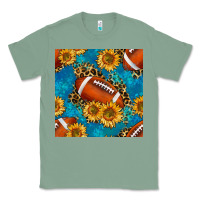 Sage american football with leopard Classic Tee - BundleAndBundleShop
