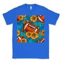 True Royal american football with leopard Classic Tee - BundleAndBundleShop