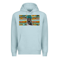 Blue Mist pittbull license plate Premium Hoodie - Artiststas