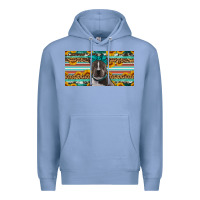 Colony Blue pittbull license plate Premium Hoodie - Artiststas