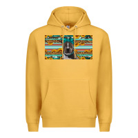 Mustard pittbull license plate Premium Hoodie - Artiststas