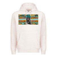 Pale Pink pittbull license plate Premium Hoodie - Artiststas