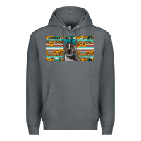 Rock pittbull license plate Premium Hoodie - Artiststas