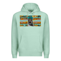 Seafoam pittbull license plate Premium Hoodie - Artiststas