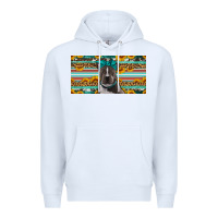 White pittbull license plate Premium Hoodie - Artiststas