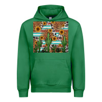 Emerald western cactus and sunflowers Urban Hoodie - Jasminsmagicworld