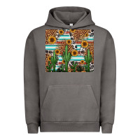 Pigment Tornado western cactus and sunflowers Urban Hoodie - Jasminsmagicworld