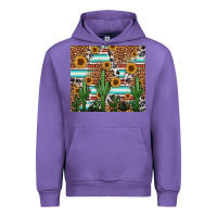 Tulip western cactus and sunflowers Urban Hoodie - Jasminsmagicworld