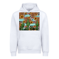 White western cactus and sunflowers Urban Hoodie - Jasminsmagicworld