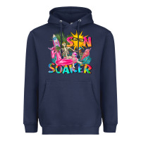 Navy sun soaker Heavyweight Hoodie - texasbilliewilder