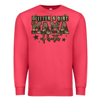 Cardinal glitter and dirt mama of both Premium Sweatshirt - Zillion Design Studio