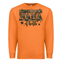 Glitter And Dirt Mama Of Both Premium Sweatshirt | Teevron