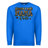 True Royal glitter and dirt mama of both Premium Sweatshirt - Zillion Design Studio