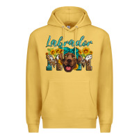 Antique Gold labrador mom Premium Hoodie - Artiststas