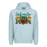 Blue Mist labrador mom Premium Hoodie - Artiststas