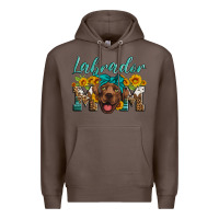 Coffee labrador mom Premium Hoodie - Artiststas