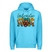 Ocean Blue labrador mom Premium Hoodie - Artiststas