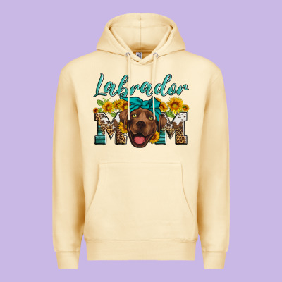 Labrador Mom Premium Hoodie Designed By Artiststas