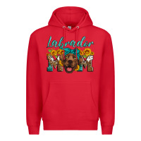 Red labrador mom Premium Hoodie - Artiststas