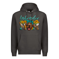 Smoke labrador mom Premium Hoodie - Artiststas