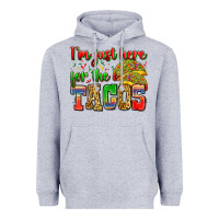 Heather Grey i'm just here for the tacos Heavyweight Hoodie - Zillion Design Studio