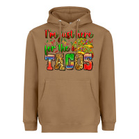 Toasted Coconut i'm just here for the tacos Heavyweight Hoodie - Zillion Design Studio
