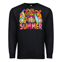Black hello summer gnomes Premium Sweatshirt - Zillion Design Studio