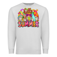 Dove Grey hello summer gnomes Premium Sweatshirt - Zillion Design Studio