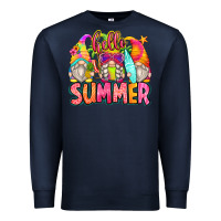 Navy hello summer gnomes Premium Sweatshirt - Zillion Design Studio
