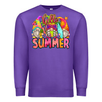 Purple hello summer gnomes Premium Sweatshirt - Zillion Design Studio