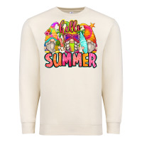 Sandshell hello summer gnomes Premium Sweatshirt - Zillion Design Studio