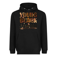 Black young black free ish Heavyweight Hoodie - Zillion Design Studio